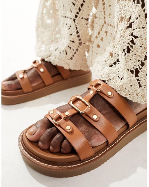 ALDO Natural Mariesoleil Footbed Sandals