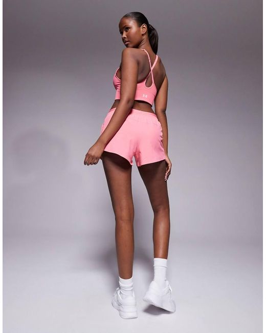 Under Armour Pink Vanish Woven 3-inch Shorts