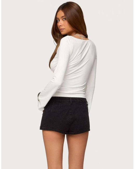 Bobbie Layered Lace Cowl Neck Top