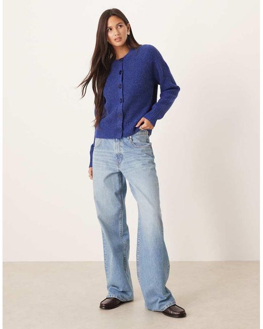 Cardigan di Threadbare in Blue