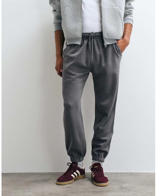 Abercrombie & Fitch Gray Essential Cuffed joggers for men