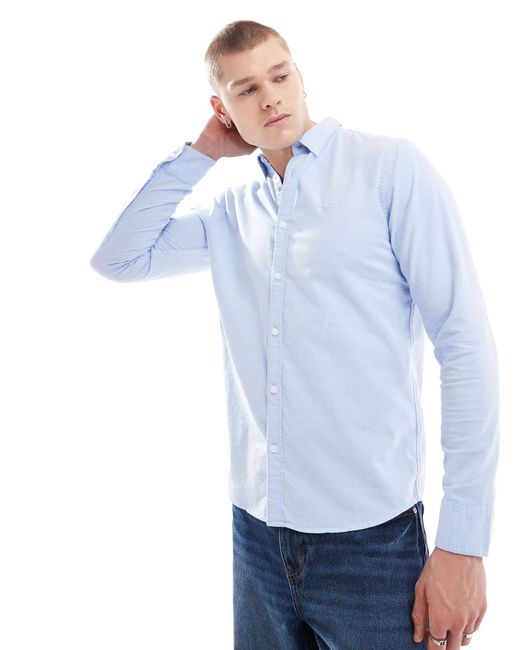 Core chemise oxford clair Hollister pour homme en coloris Bleu Lyst