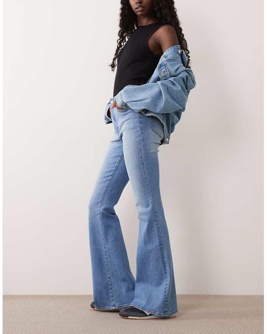 GOOD AMERICAN Blue Good Legs Flare Jeans