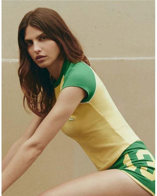 Pull&Bear Green Slim Fit Brazil Graphic T-shirt