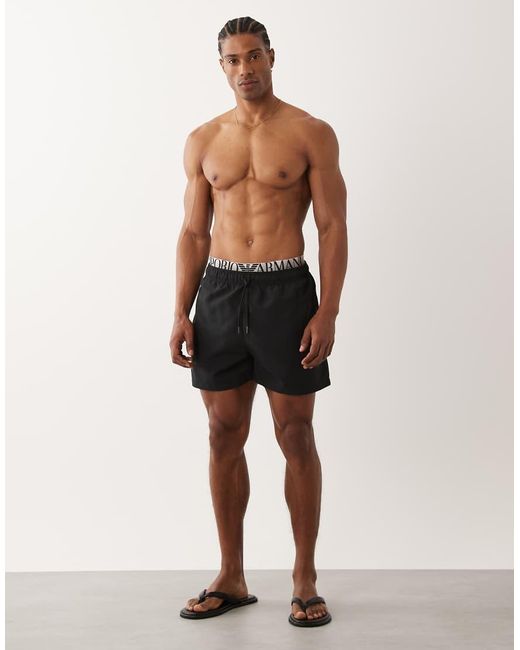 Emporio Armani Black Bodywear Swim Brief for men