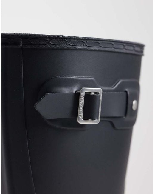 Hunter Blue Original Short Wellington Boots
