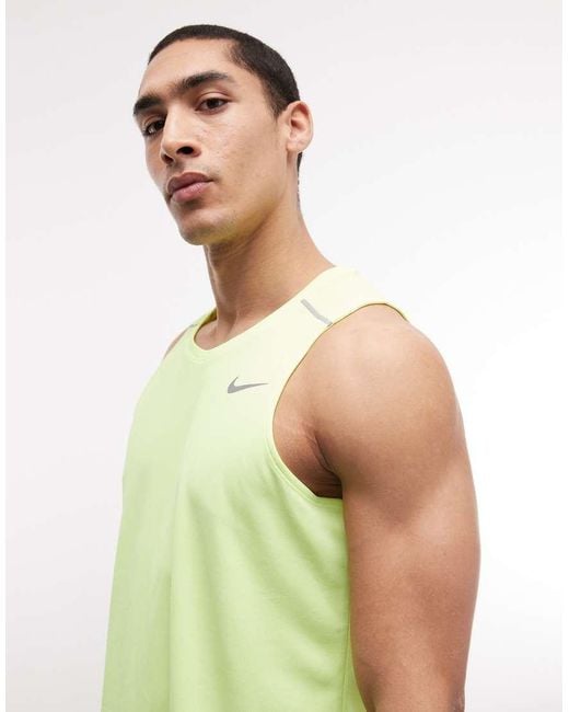 Nike Green Miler Dri-Fit Vest for men