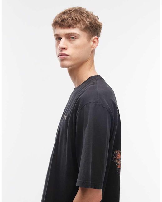 Levi's Black Back Graphic Oversized T-Shirt for men