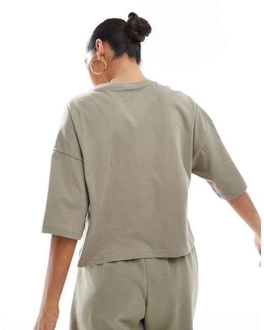 PUMA Green Wardrobe Ess Oversized Short T-Shirt