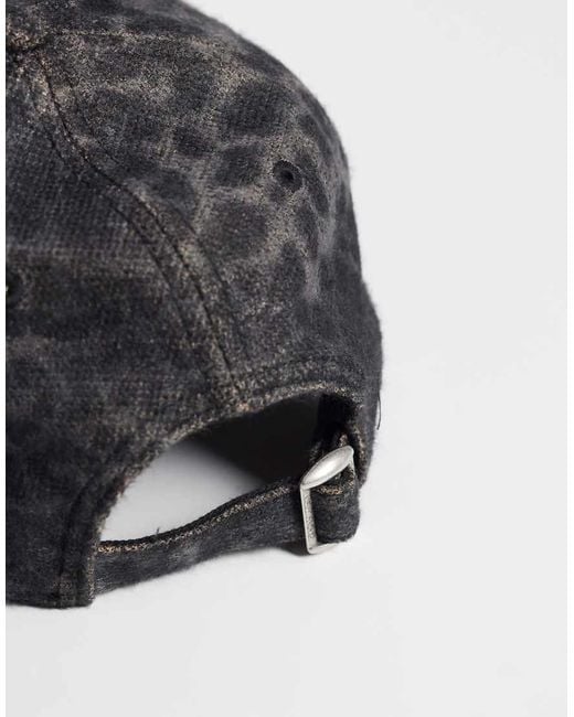 KTZ Gray La Dodgers Logo Women's 9forty Leopard Print Cap