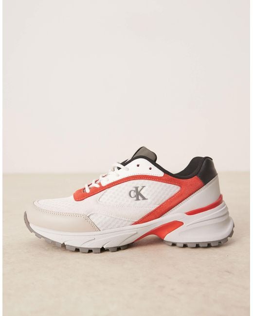 Calvin Klein Calvin klein – tokyo – runner-sneaker in Red für Herren