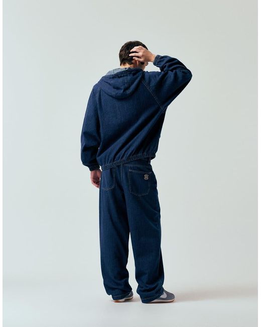 ASOS Blue Loose Straight Jeans for men