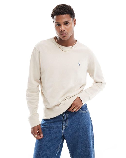 Polo Ralph Lauren – sweatshirt aus spa-terry in Blue für Herren