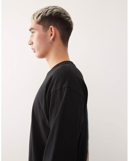 Aape By A Bathing Ape Blue Aape By A Bathing Ape Boxy Long Sleeve T-Shirt for men