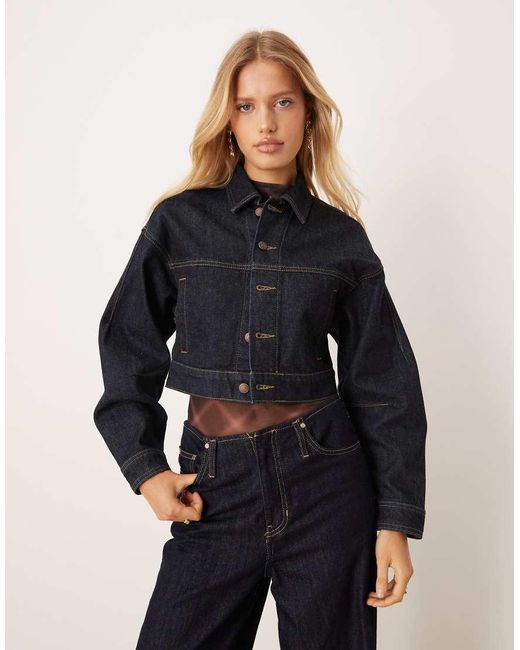 Calvin Klein Blue Structured Denim Jacket