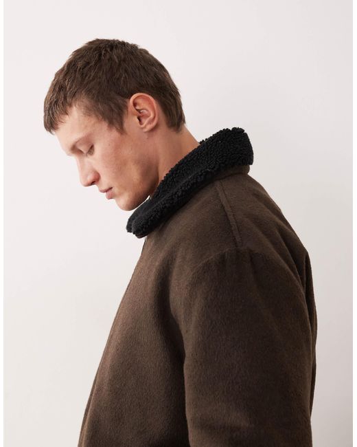 ASOS Black Harrington for men