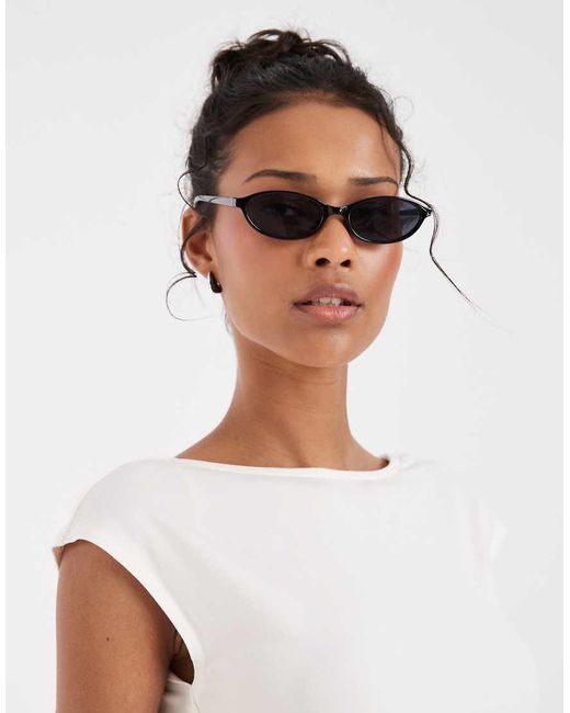 & Other Stories White Slim Fit Slinky Top