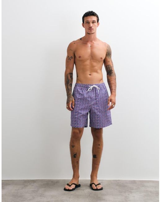 Gap Purple 6Inch Swim Shorts for men