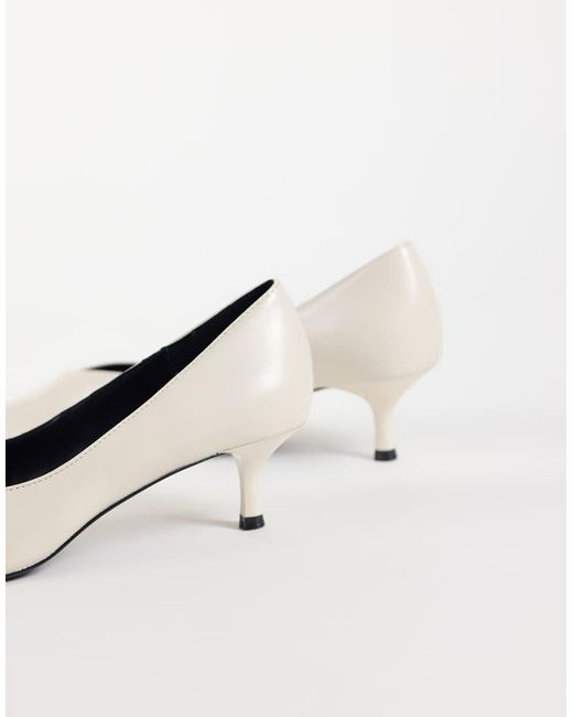Décolleté Basse Bianca di Mango in White