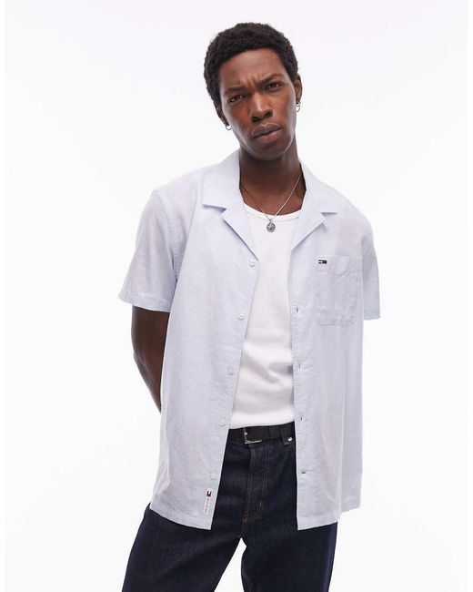 Camicia di Tommy Hilfiger in White da Uomo