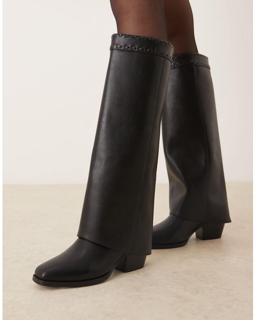 Raid Natural Tierney Foldover Knee Boots