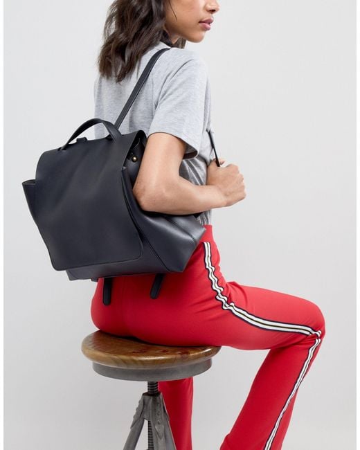 asos design mini soft minimal backpack