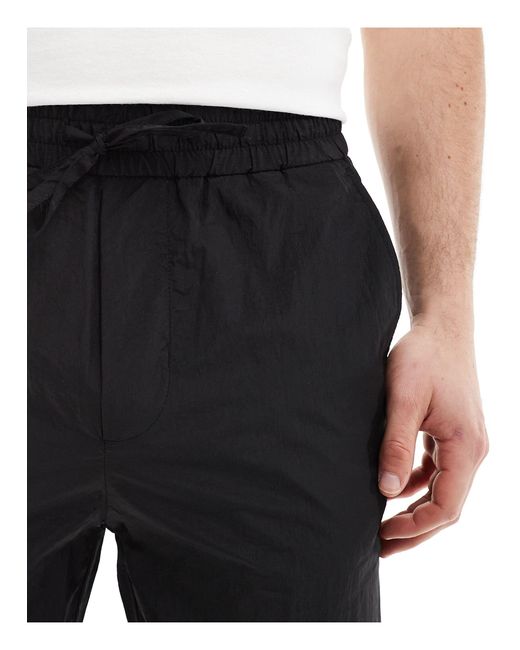 Pantalon technique coupe ample Only & Sons pour homme en coloris Black