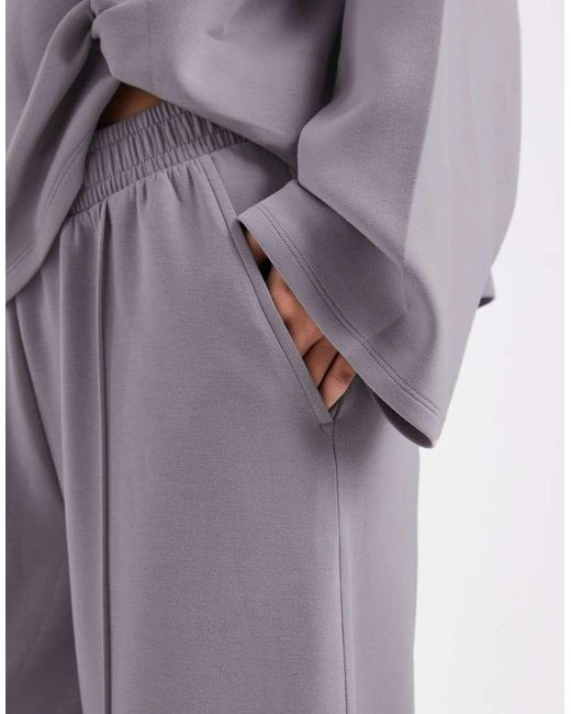 ASOS Purple Cupro Wide Leg jogger