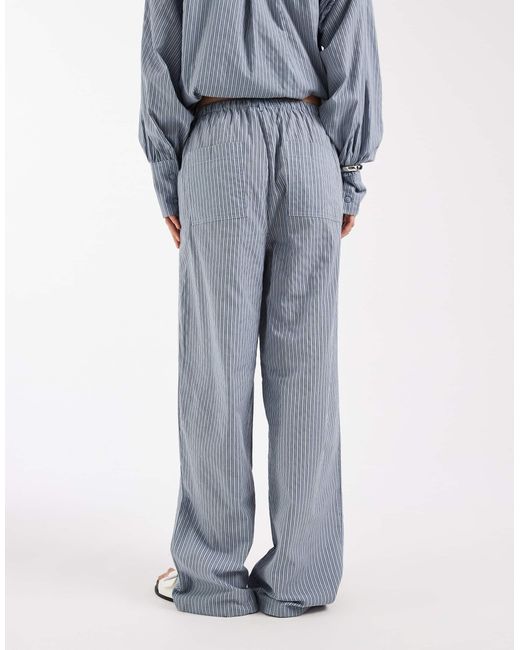 ASOS Blue Pull On Trousers