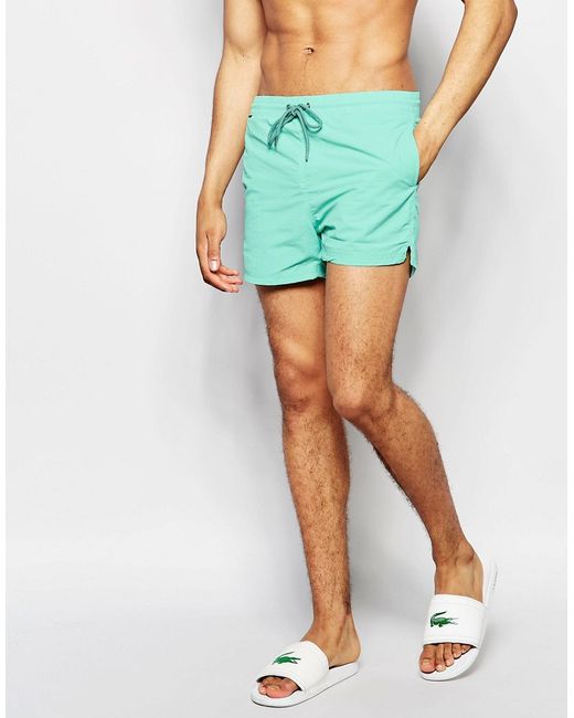 Pull\u0026Bear Synthetic Swim Shorts In Mint 