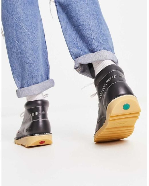 Kickers Blue Kick Hi Boots for men