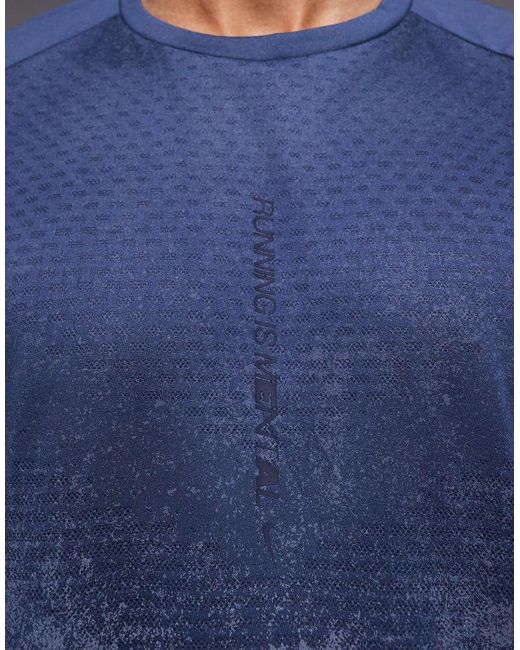 Nike Blue Stride Dri-fit T-shirt for men