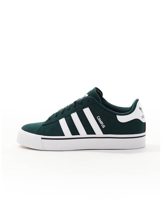 Adidas Originals Blue Campus Vulc Trainers for men