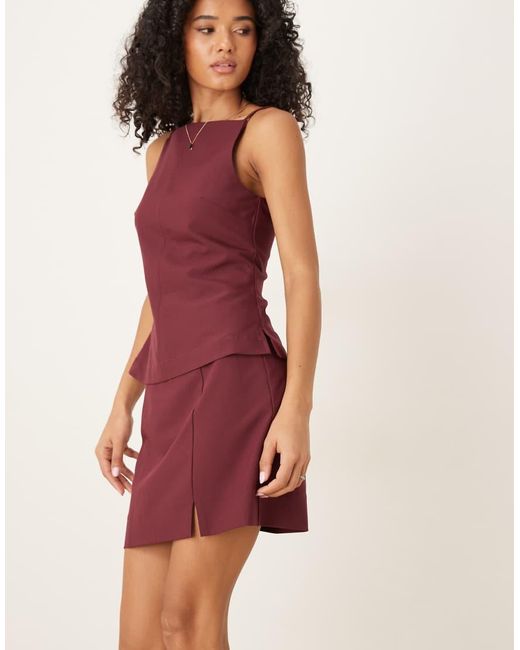 ASOS Tailored Split Mini Skirt Co-Ord