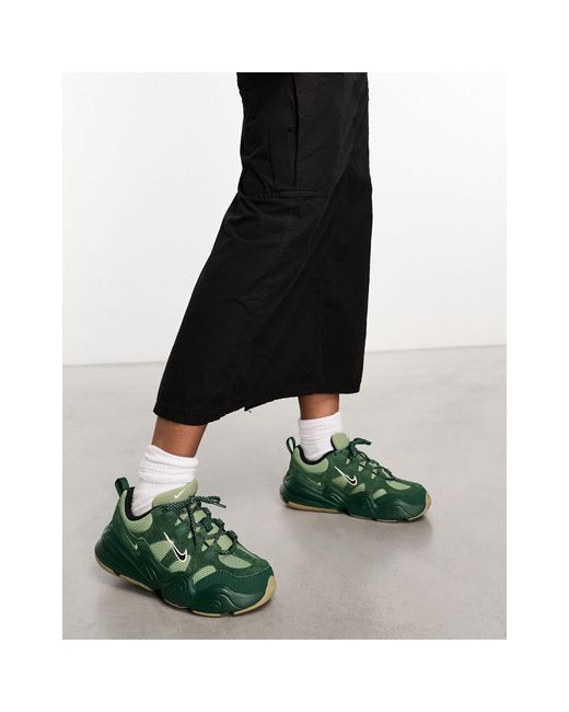 Nike Tech Hera Trainers in Green | Lyst