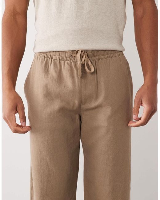 Threadbare – schlupfhose in Natural für Herren