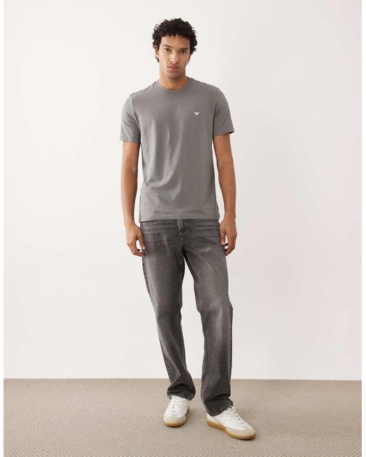 Emporio Armani Gray Bodywear Logo T-shirt for men