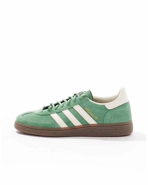 Handball spezial - baskets avec semelle en caoutchouc - vert et blanc Adidas Originals en coloris Green