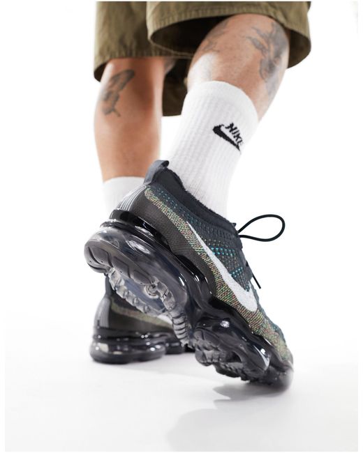 Nike Gray Air Vapormax 2023 Flyknit Sneakers for men
