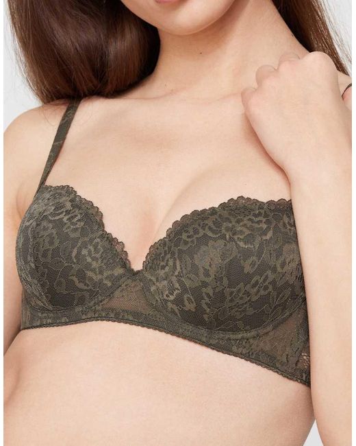 Tezenis Green Wien Lace Slightly Padded Balconette Bra