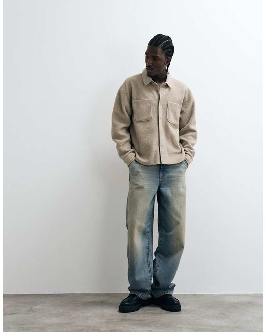 Camisa Borg-Neutro Levi's de hombre de color Natural
