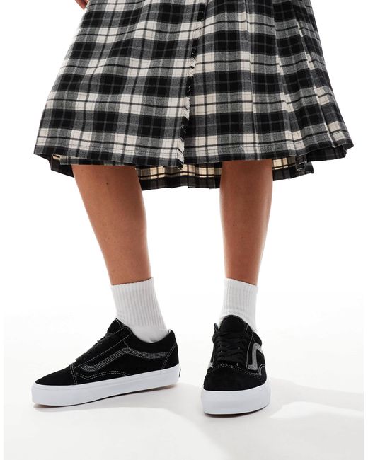 Vans Black Old Skool Suede Trainers