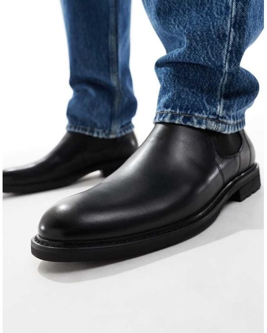 Schuh Blue Declan Chelsea Boots for men