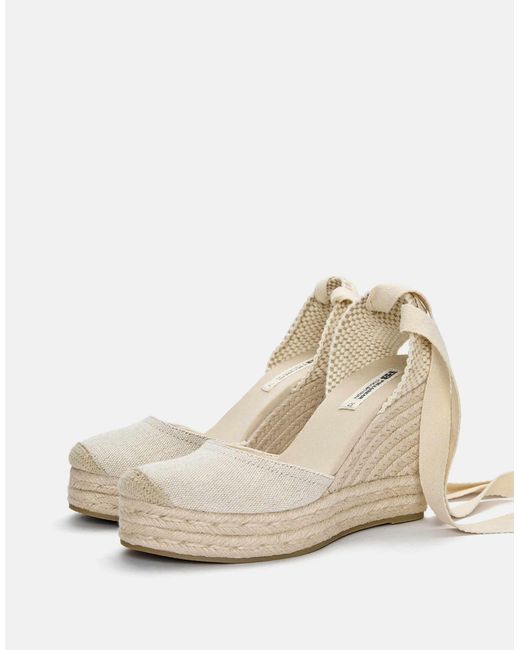 Pull&Bear Natural – espadrilles
