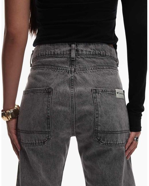 CAT WWR Black 5 Pocket Loose Fit Denim Jeans