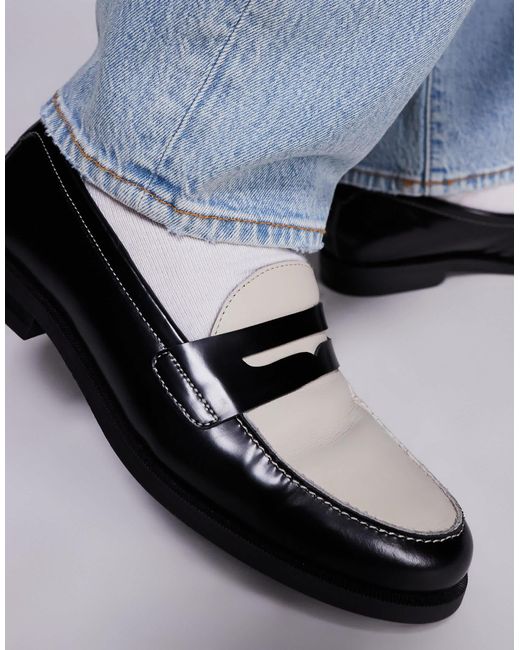 Walk London – torbole – leder-loafer in Blue für Herren