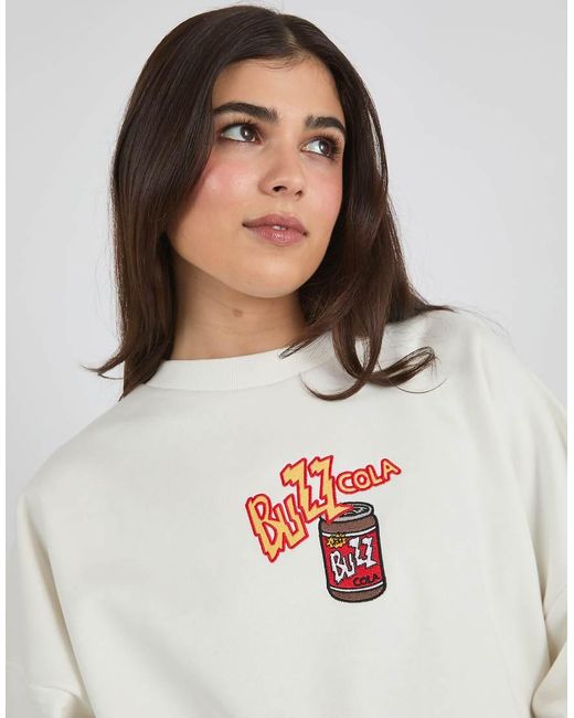 Skinnydip London Gray The Simpsons Buzz Cola Sweatshirt