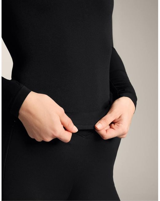 Oysho Black Warm Ankle-length leggings 70 Cm