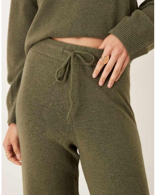 Jdy Green Knitted Trouser Co-ord