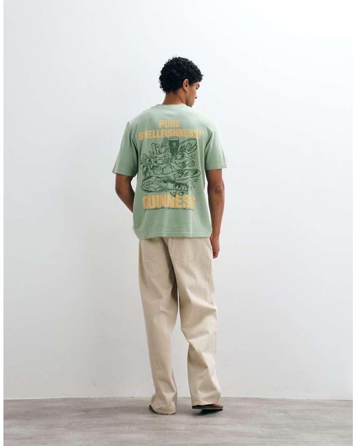 Abercrombie & Fitch Green Guinness Graphic T-Shirt for men